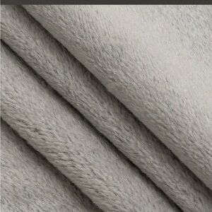 Mood Fabrics Silver Plush Stretch Velour - 1.5 yards 70” Wide